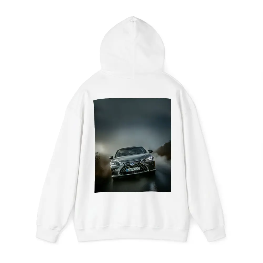 Lexus ES Front View Foggy Road – Hoodies