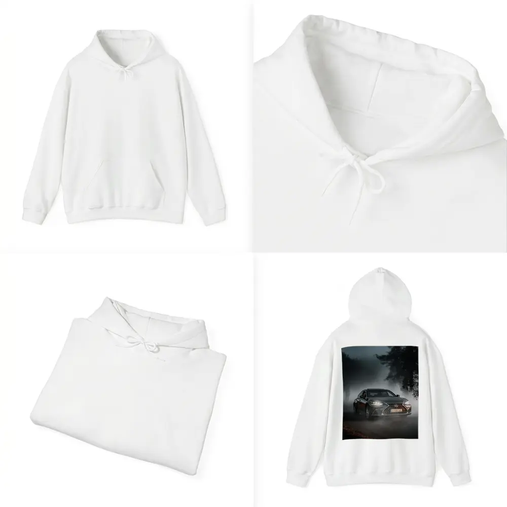 Lexus ES Dark Foggy Forest Night Drive – Hoodies