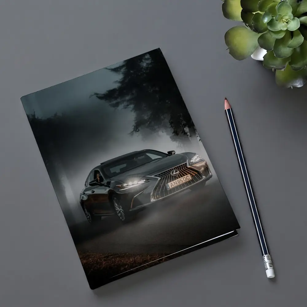 Lexus ES Dark Foggy Forest Night Drive – Notebooks