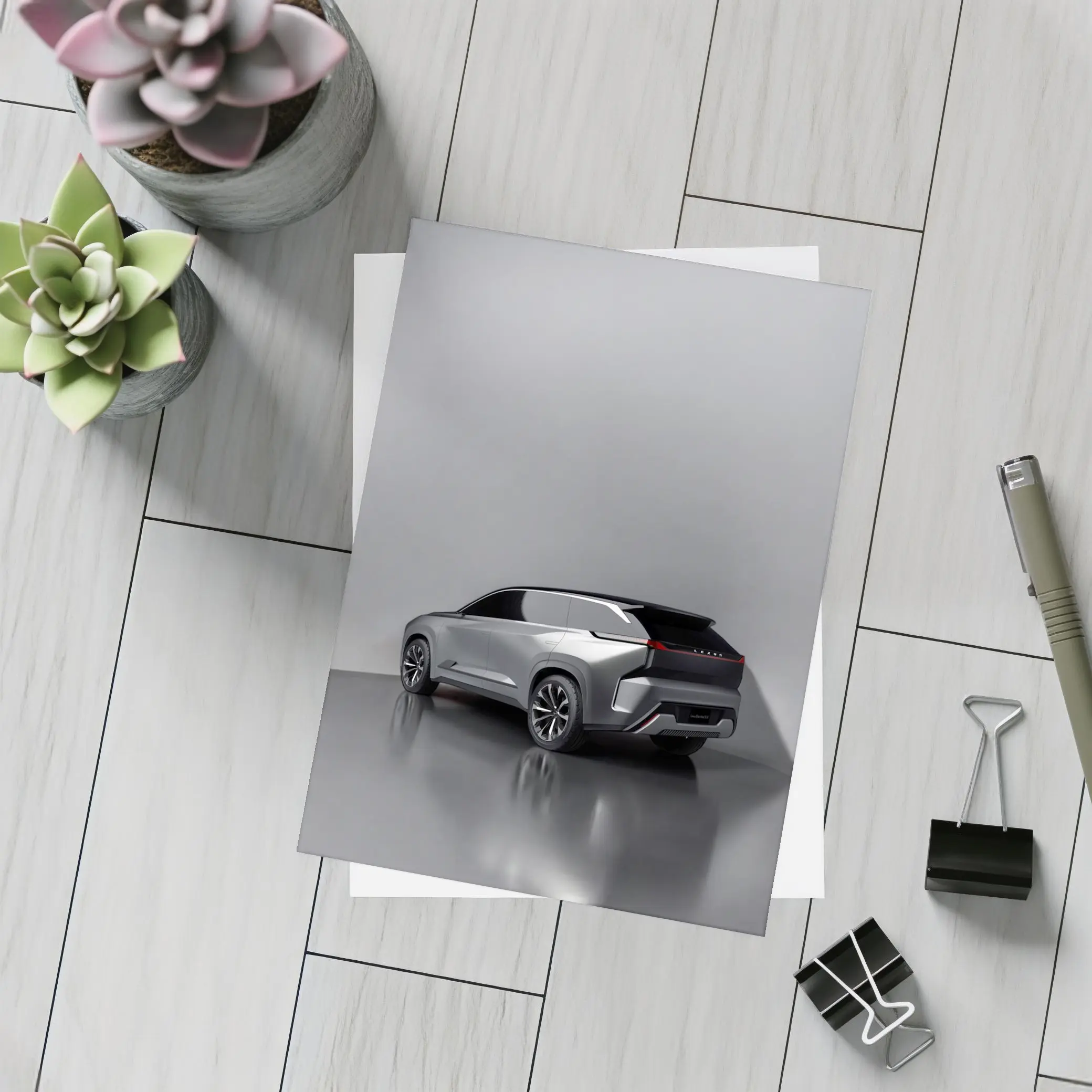 Lexus Electrified SUV Concept Gray Studio – Postcards