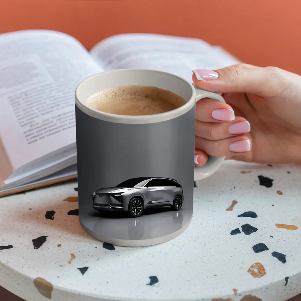 Lexus Electrified SUV Concept Gray Studio – Mugs