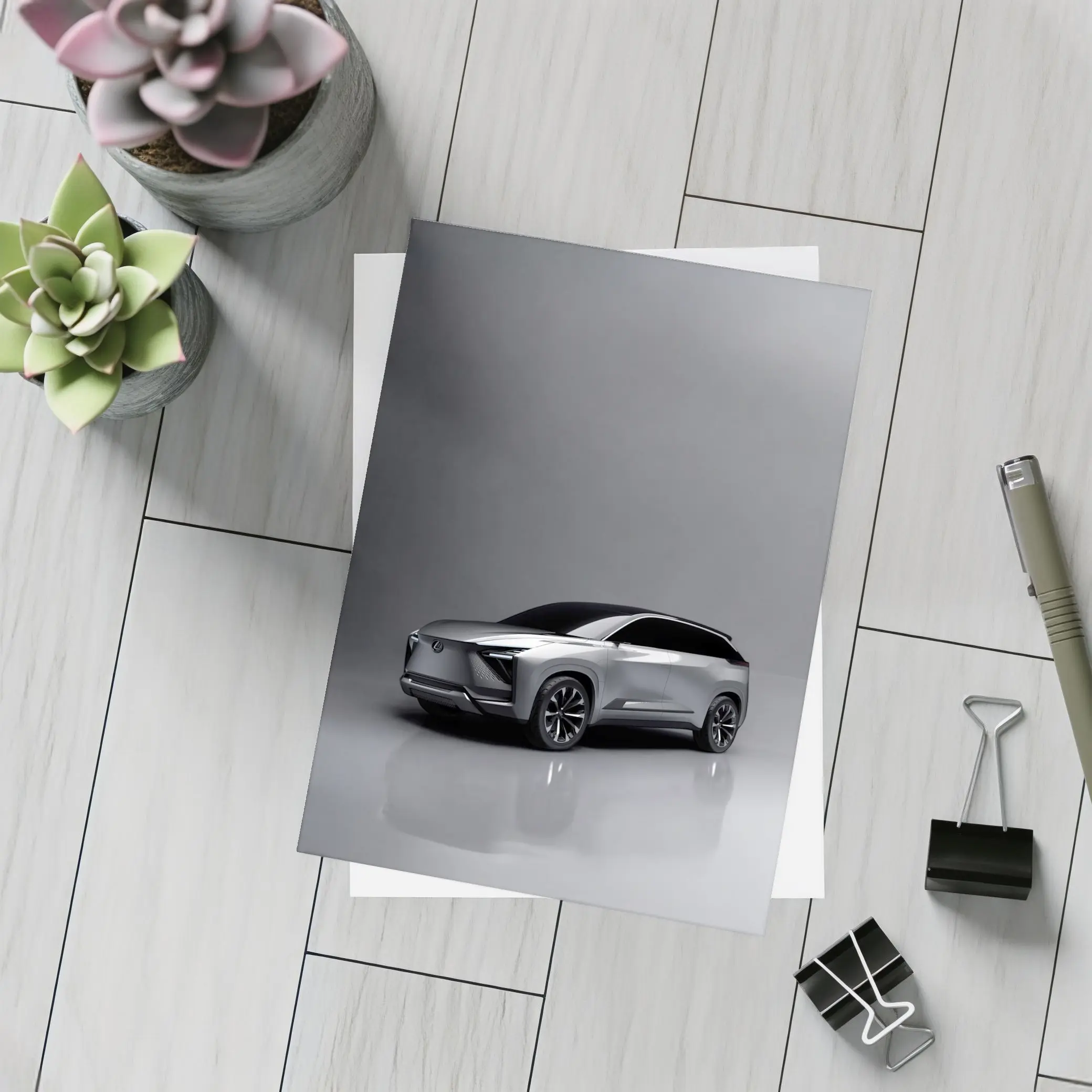 Lexus Electrified SUV Concept Gray Studio – Postcards