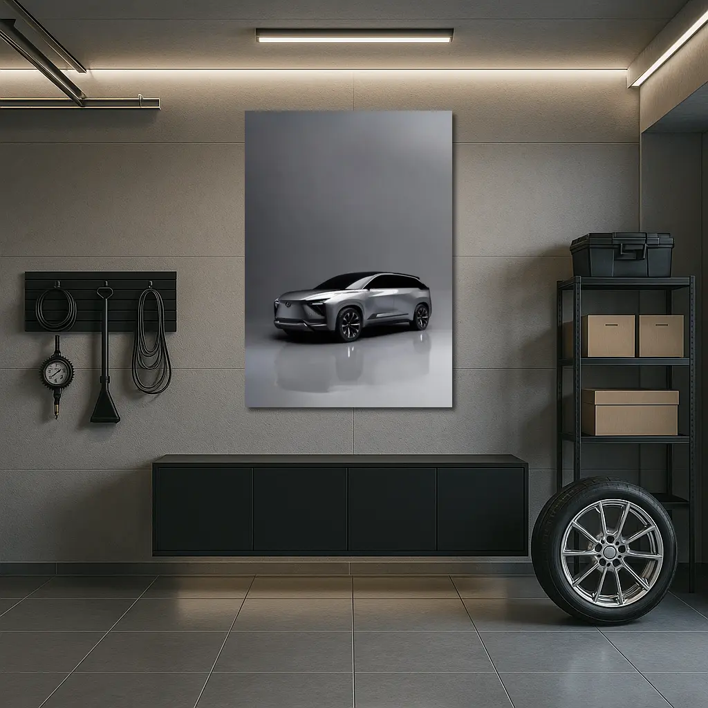 Lexus Electrified SUV Concept Gray Studio – Wall Art