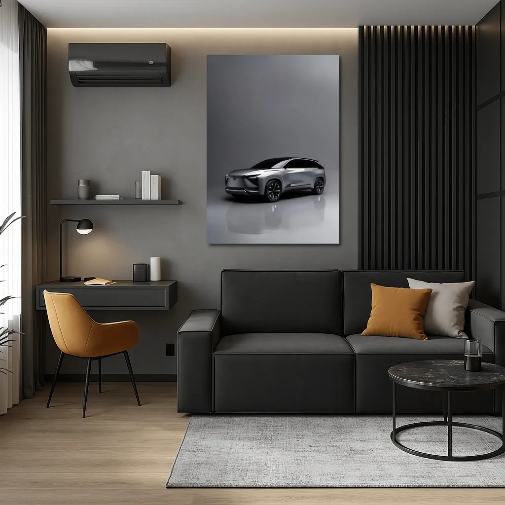 Lexus Electrified SUV Concept Gray Studio – Wall Art