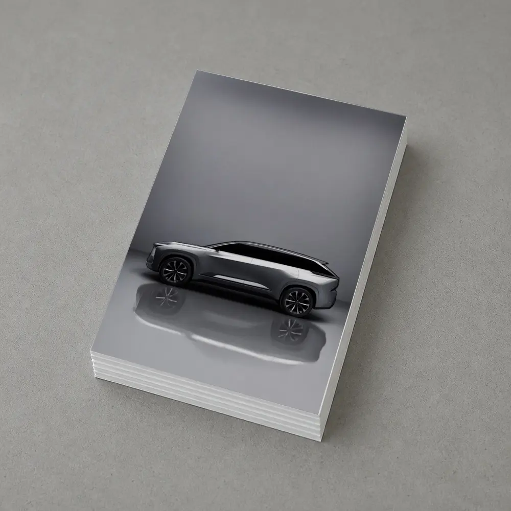 Lexus Electrified SUV Gray Studio Side Profile – Postcards