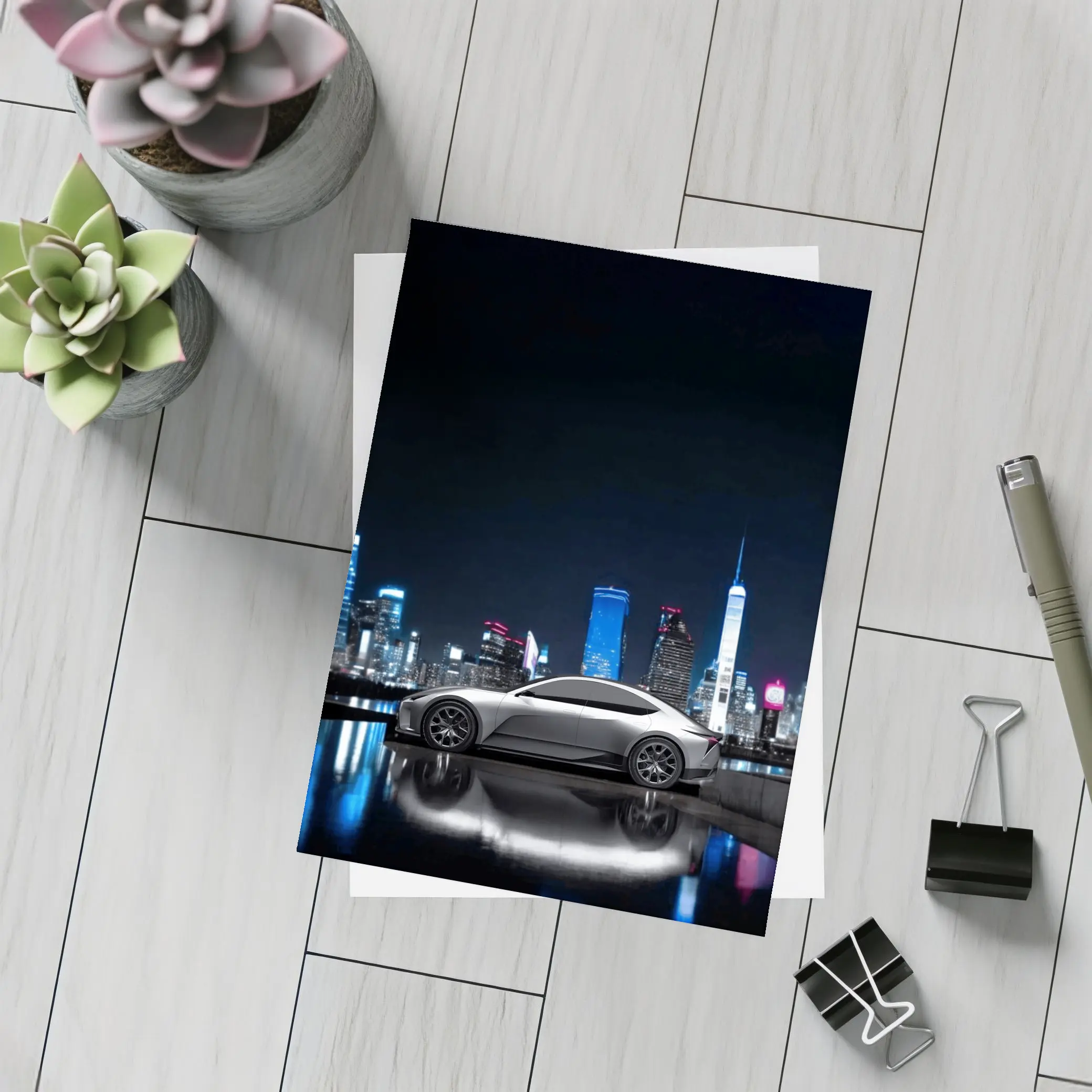 Lexus Electrified Sedan Concept Night City – Postcards