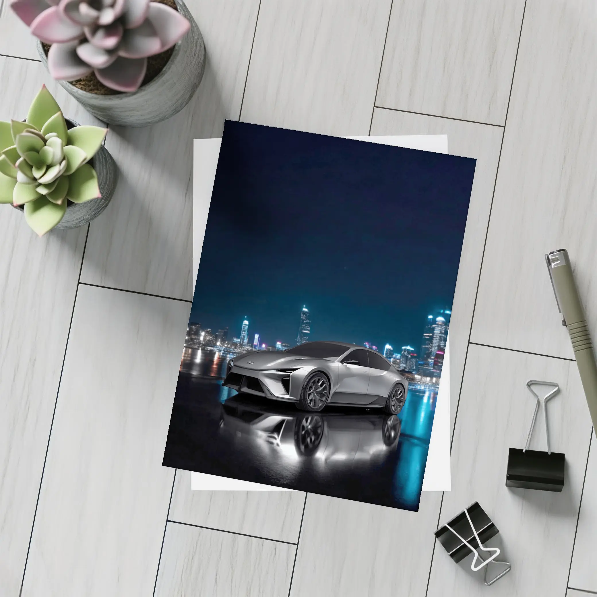 Lexus Electrified Sedan Concept Night City – Postcards