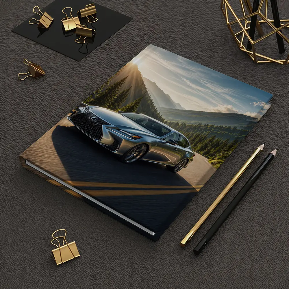 Lexus GS Sedan Mountain Road Sunset Drive – Notebooks