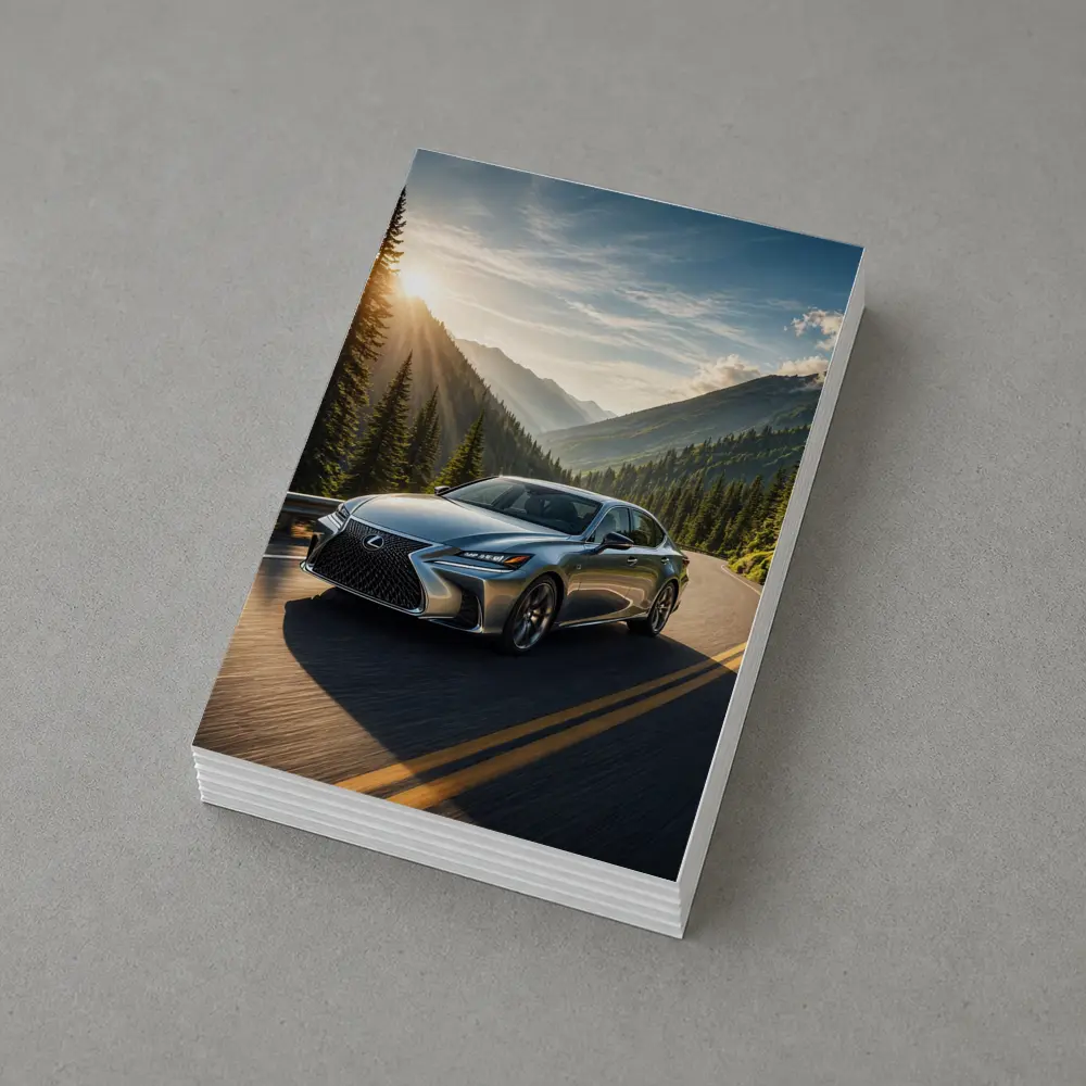 Lexus GS Sedan Mountain Road Sunset Drive – Postcards
