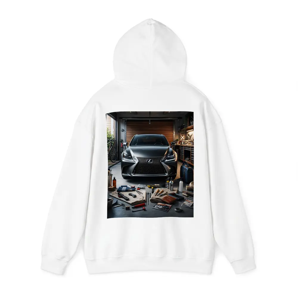 Lexus GS Dark Gray Garage Detail Scene – Hoodies