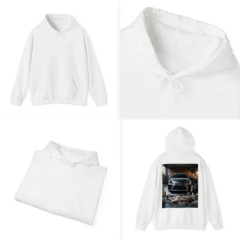 Lexus GS Dark Gray Garage Detail Scene – Hoodies