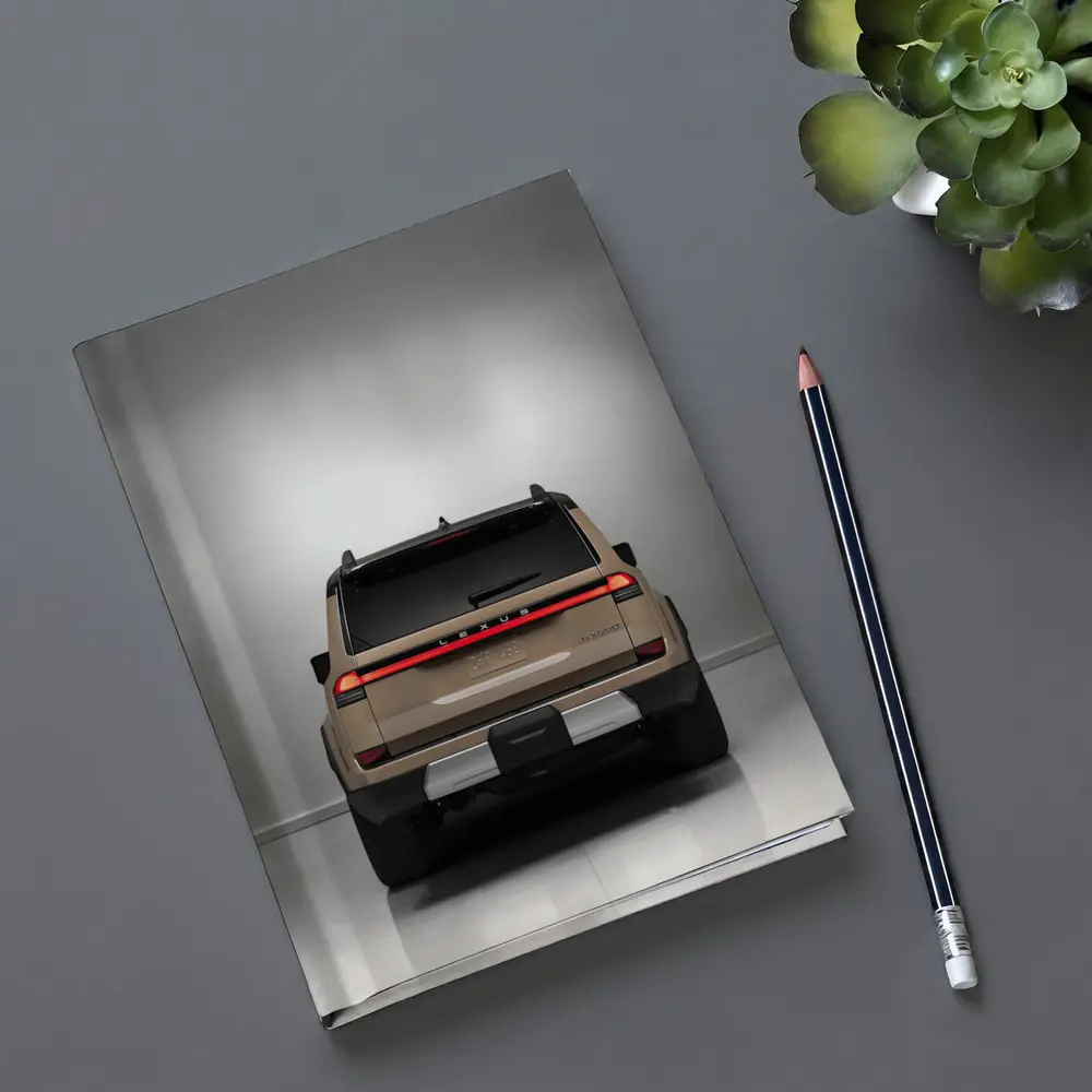 Lexus GX Overtrail SUV Rear Studio Shot – Notebooks