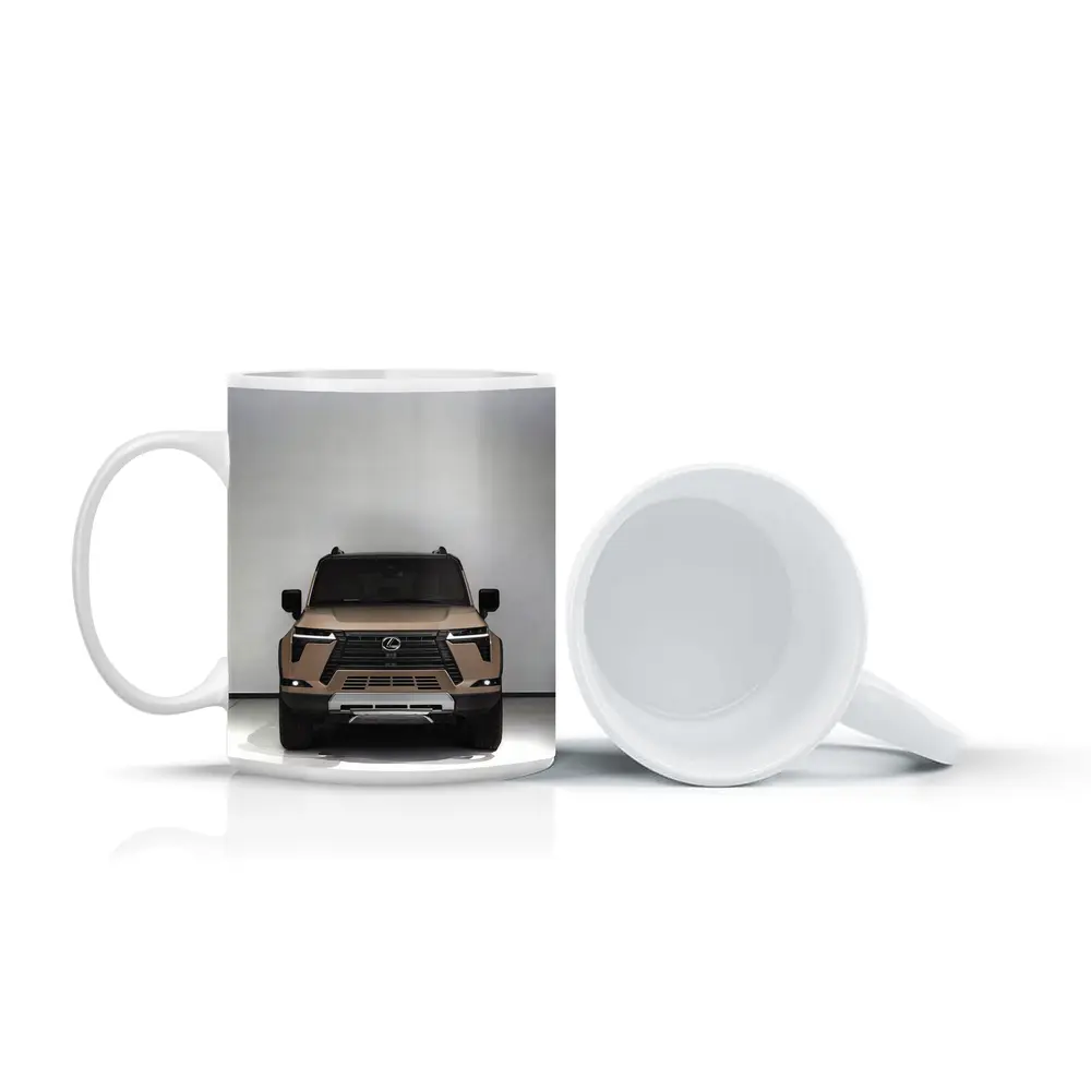 Lexus GX Front View Studio White Background – Mugs