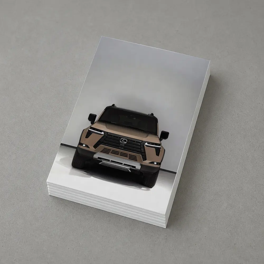 Lexus GX Front View Studio White Background – Postcards