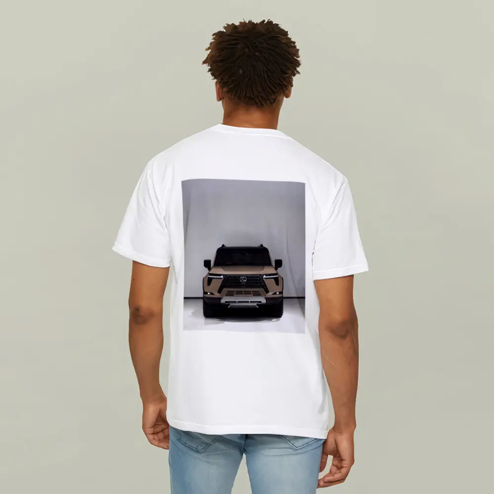 Lexus GX Front View Studio White Background – T-Shirts