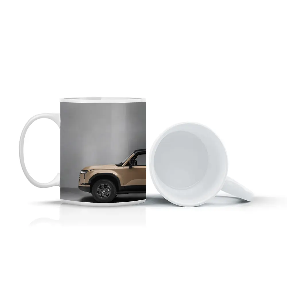 Lexus GX Desert Tan Studio Gray Background – Mugs