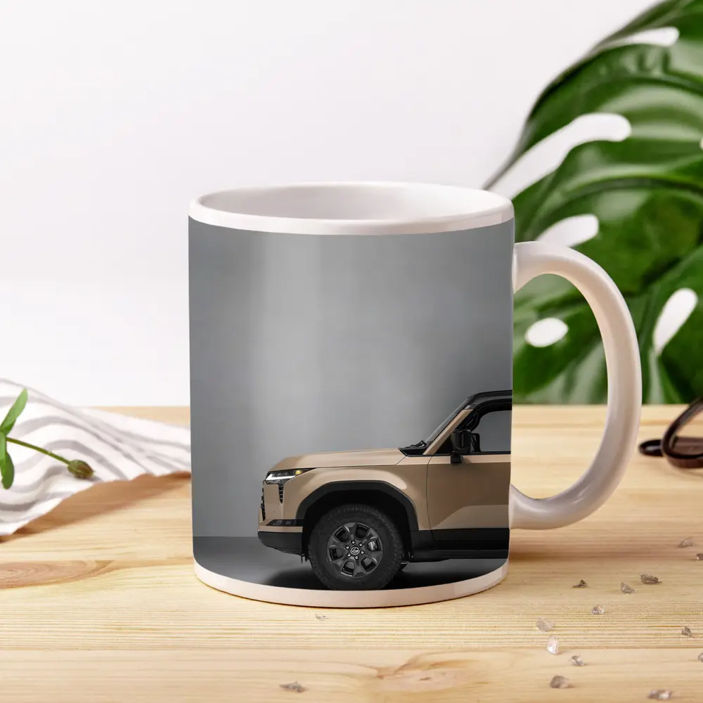 Lexus GX Desert Tan Studio Gray Background – Mugs