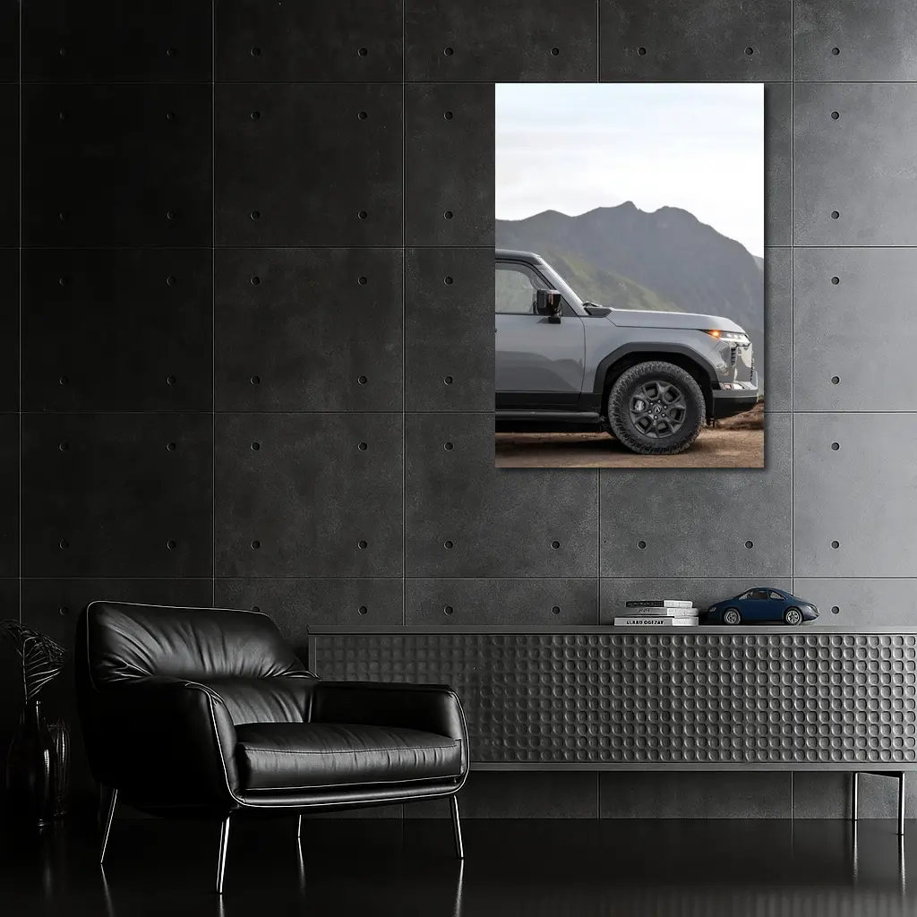 Lexus GX Mountain Gray SUV Off Road – Wall Art