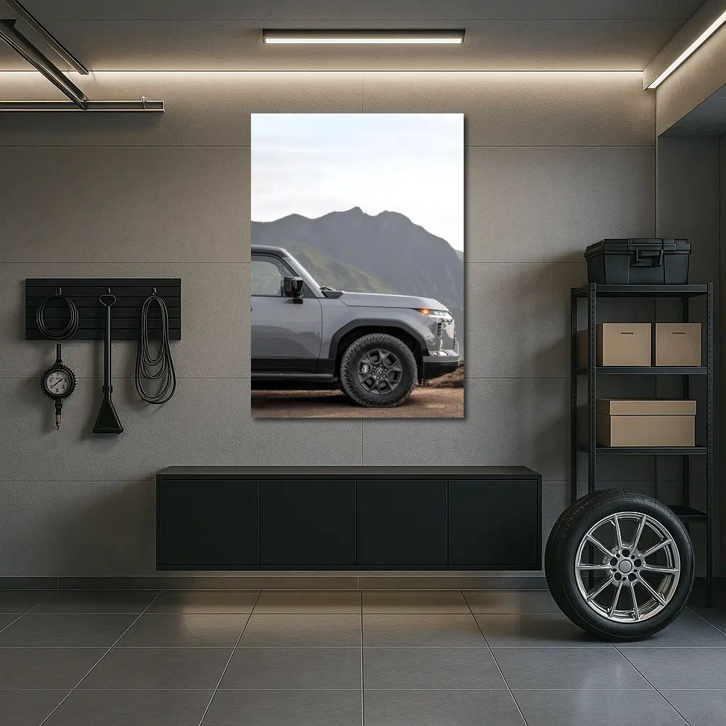 Lexus GX Mountain Gray SUV Off Road – Wall Art