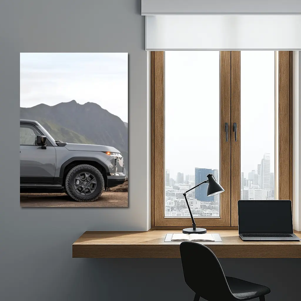 Lexus GX Mountain Gray SUV Off Road – Wall Art