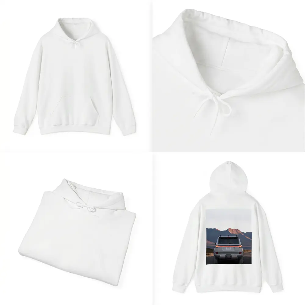 Lexus GX Rear View Mountain Desert Road – Hoodies