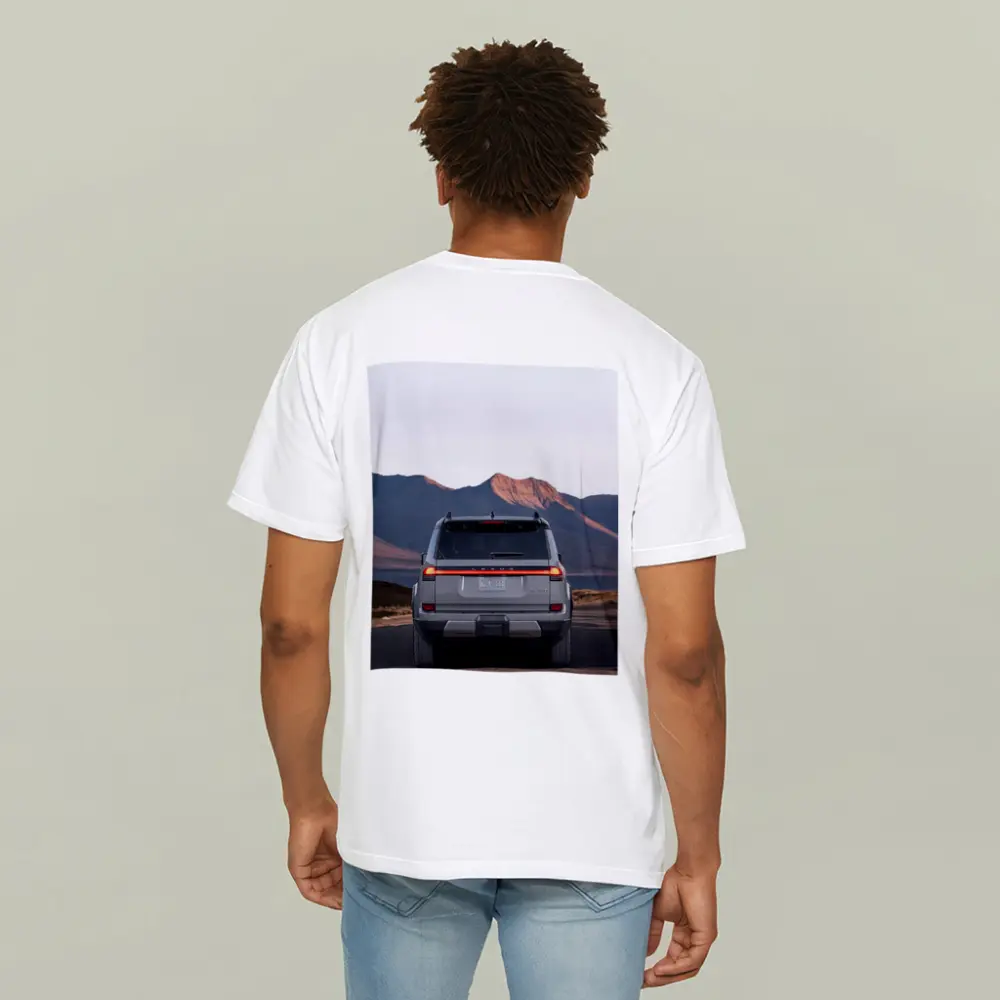 Lexus GX Rear View Mountain Desert Road – T-Shirts