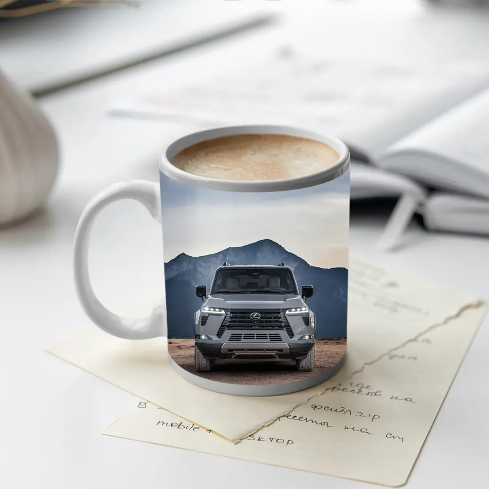 Lexus GX Front View Mountain Desert – Mugs