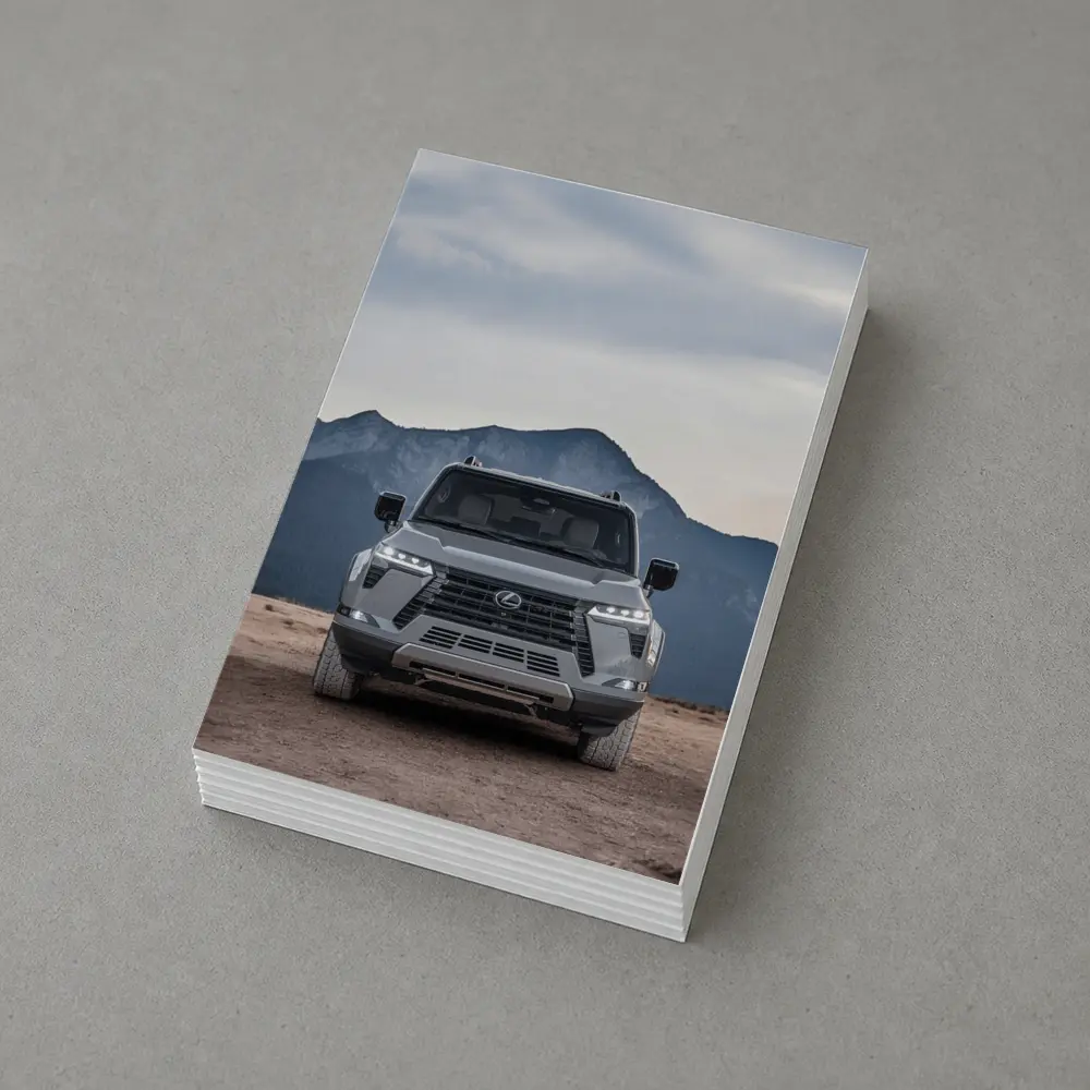 Lexus GX Front View Mountain Desert – Postcards