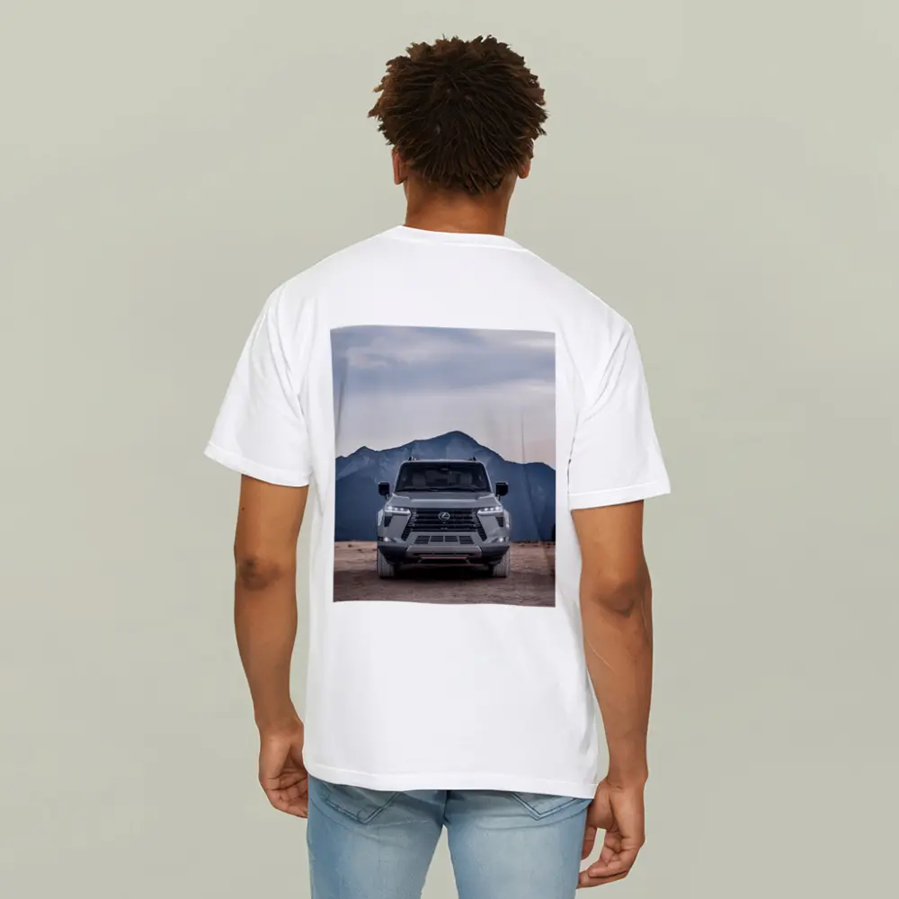Lexus GX Front View Mountain Desert – T-Shirts