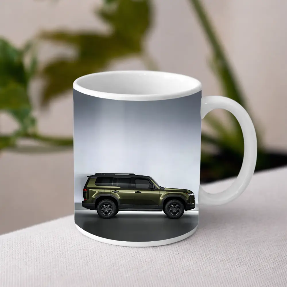 Lexus GX550 Olive Green SUV Studio Shot – Mugs