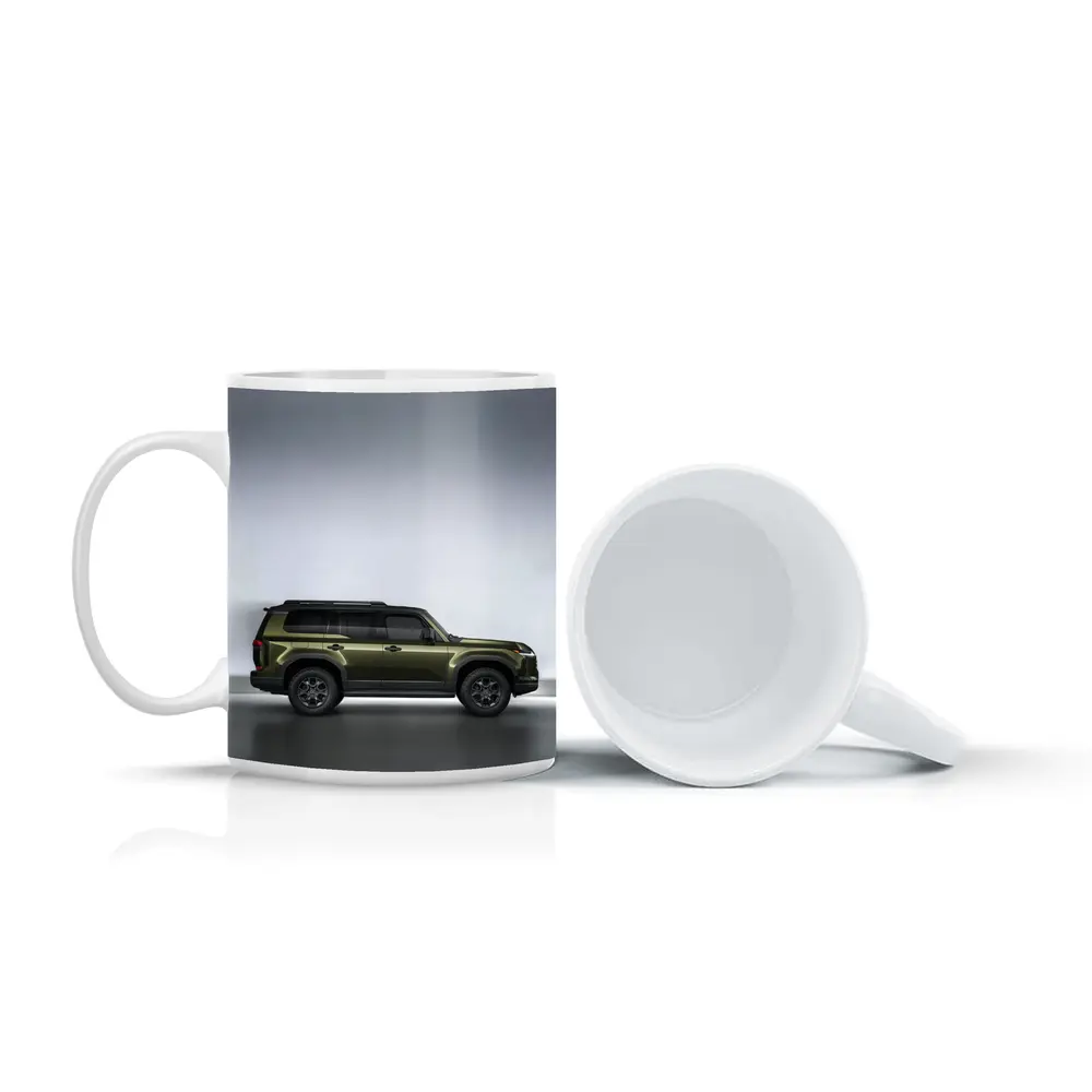 Lexus GX550 Olive Green SUV Studio Shot – Mugs