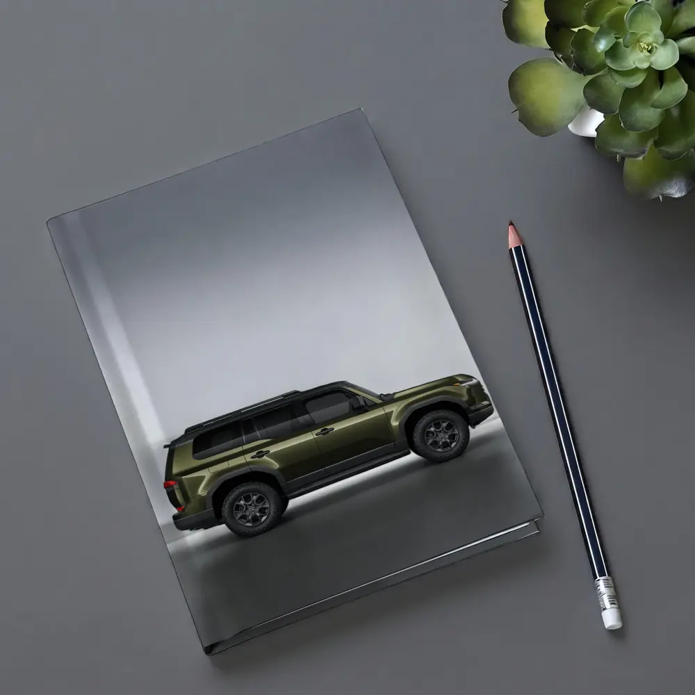Lexus GX550 Olive Green SUV Studio Shot – Notebooks