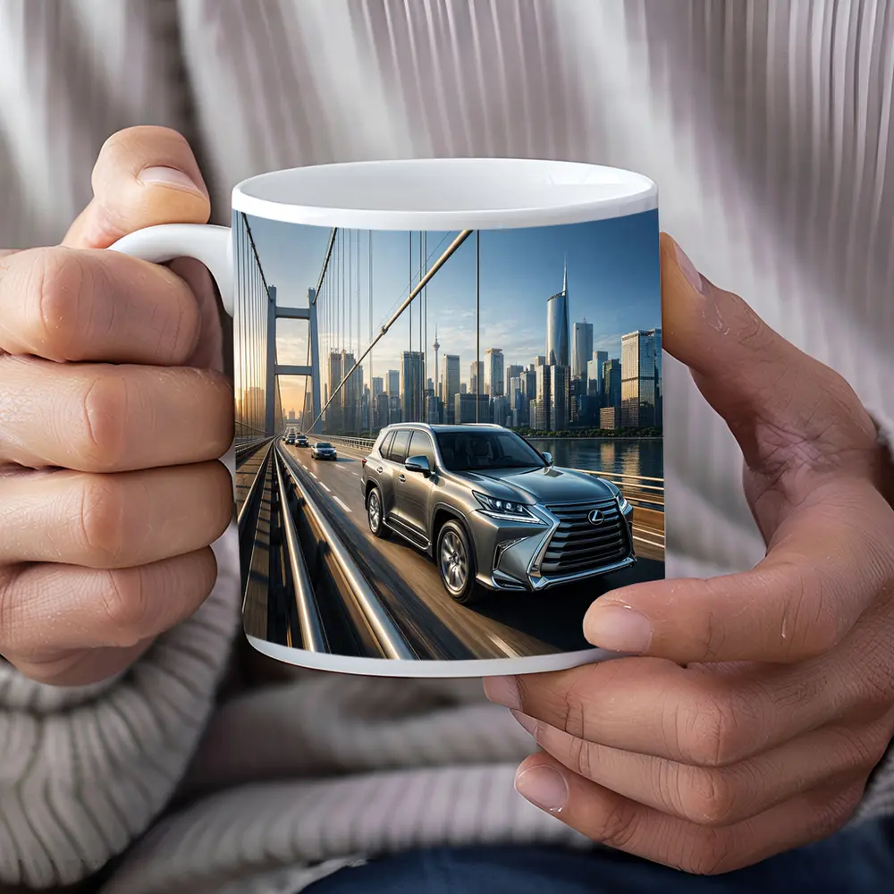 Lexus GX Crossing Bridge City Skyline – Mugs