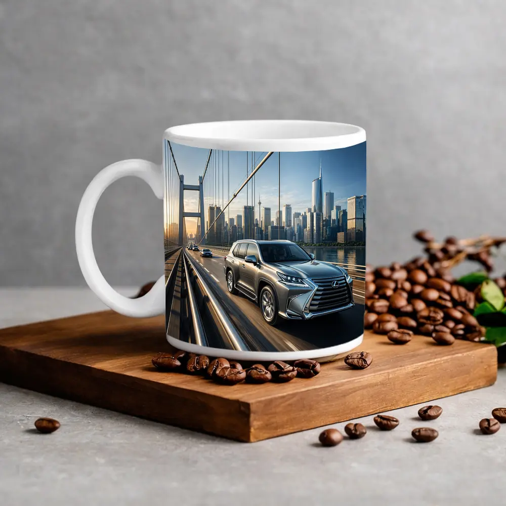 Lexus GX Crossing Bridge City Skyline – Mugs