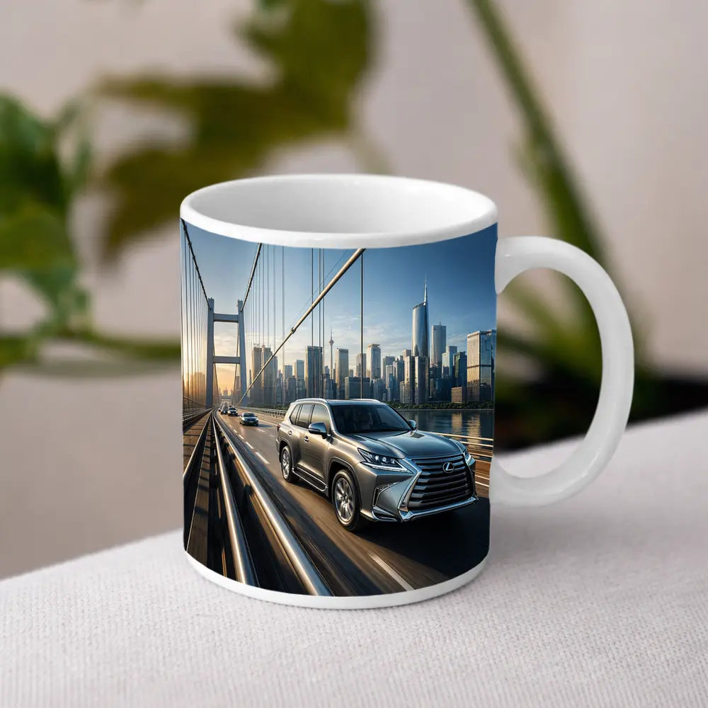 Lexus GX Crossing Bridge City Skyline – Mugs