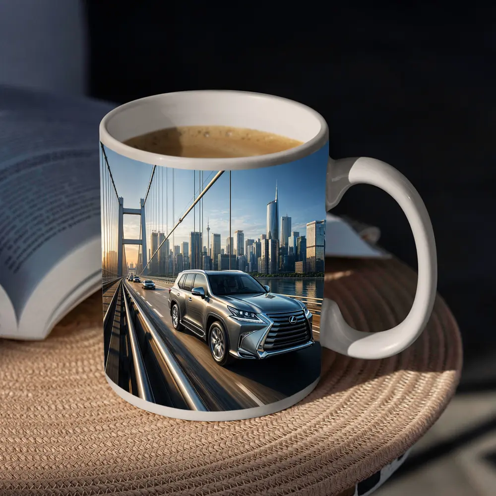 Lexus GX Crossing Bridge City Skyline – Mugs
