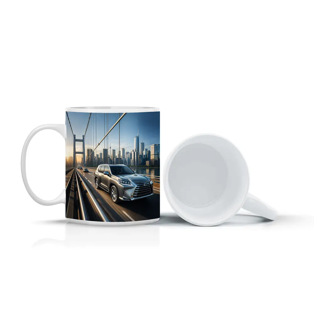 Lexus GX Crossing Bridge City Skyline – Mugs