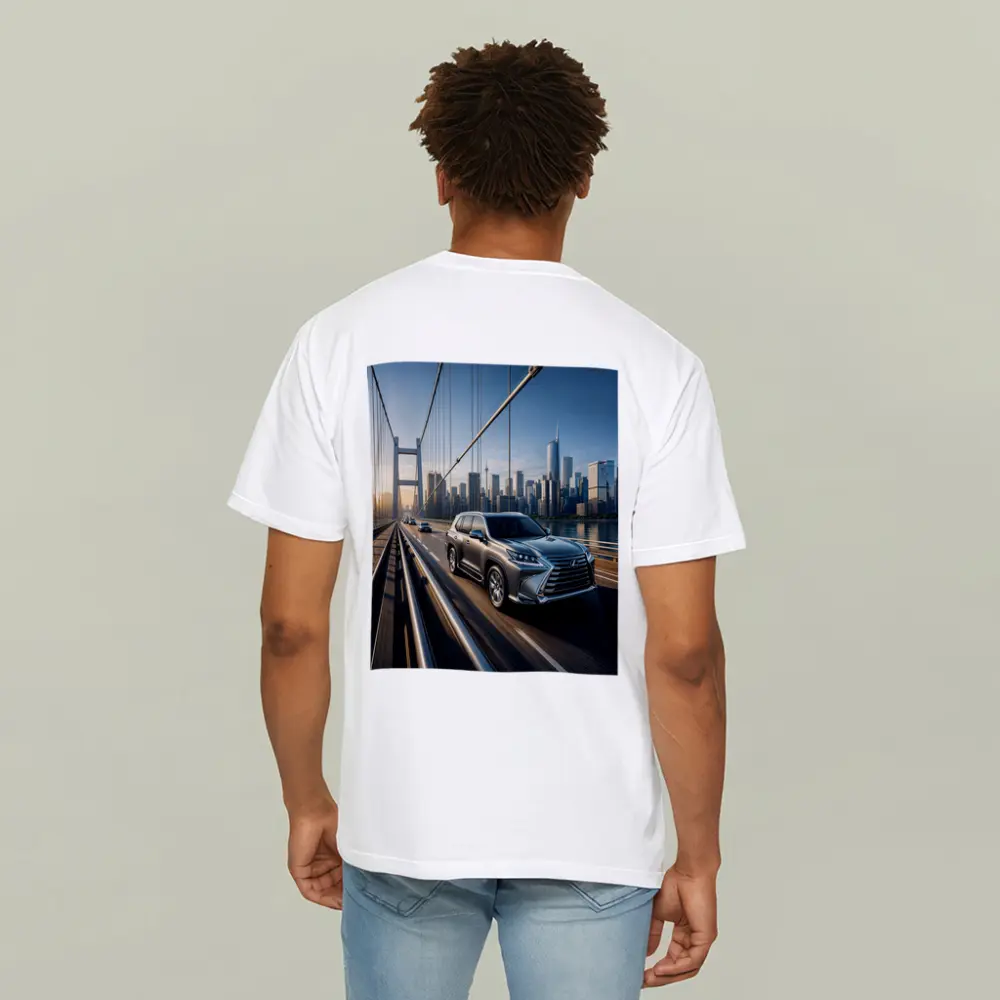 Lexus GX Crossing Bridge City Skyline – T-Shirts