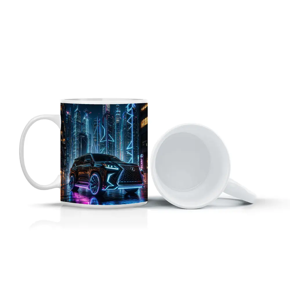 Lexus GX Neon Cyberpunk City Night – Mugs