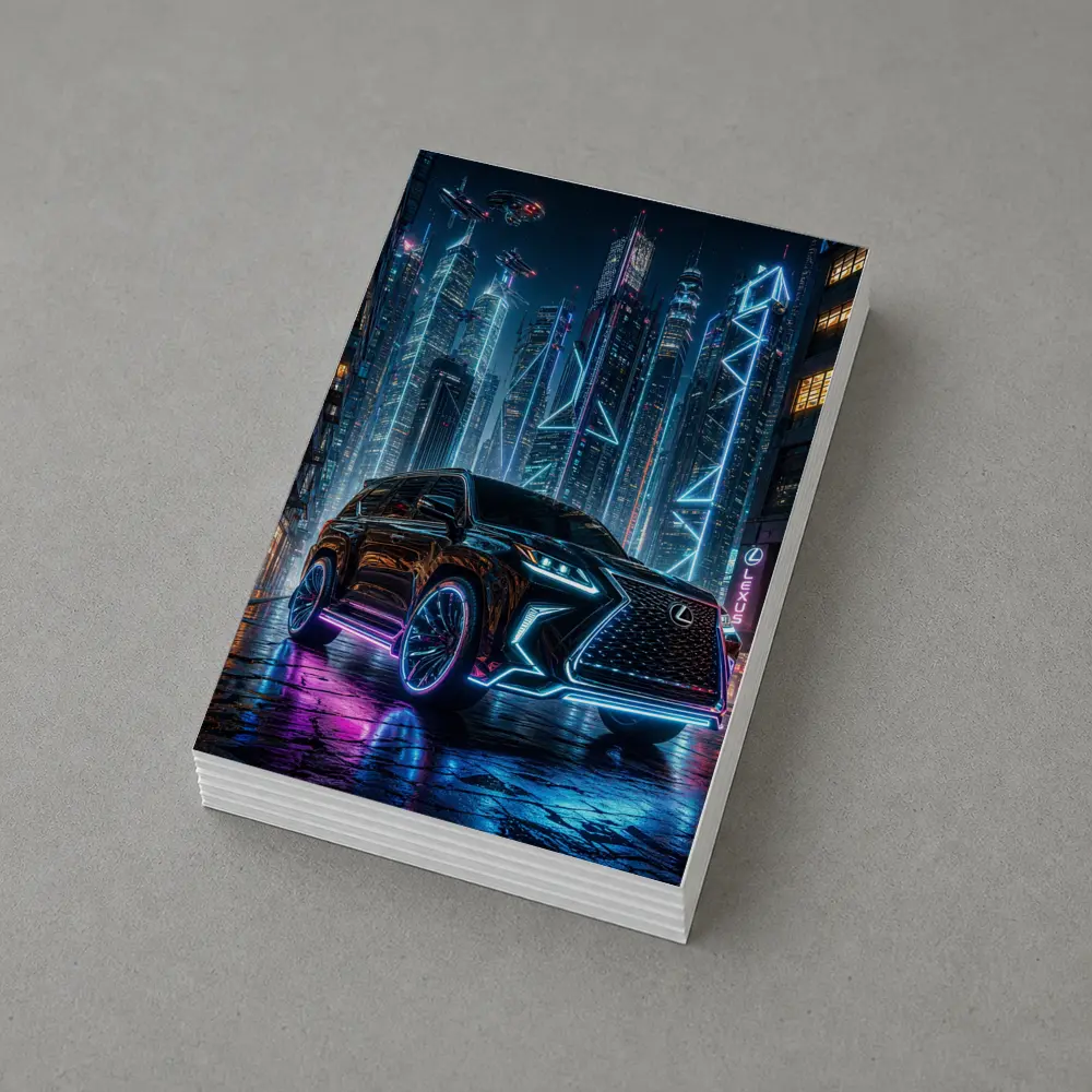Lexus GX Neon Cyberpunk City Night – Postcards