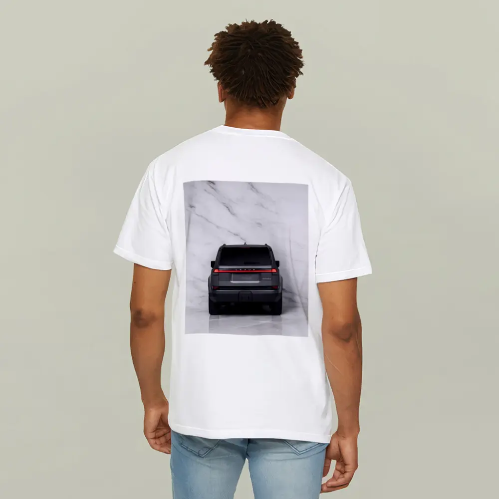Lexus GX550 SUV Rear Marble Background – T-Shirts