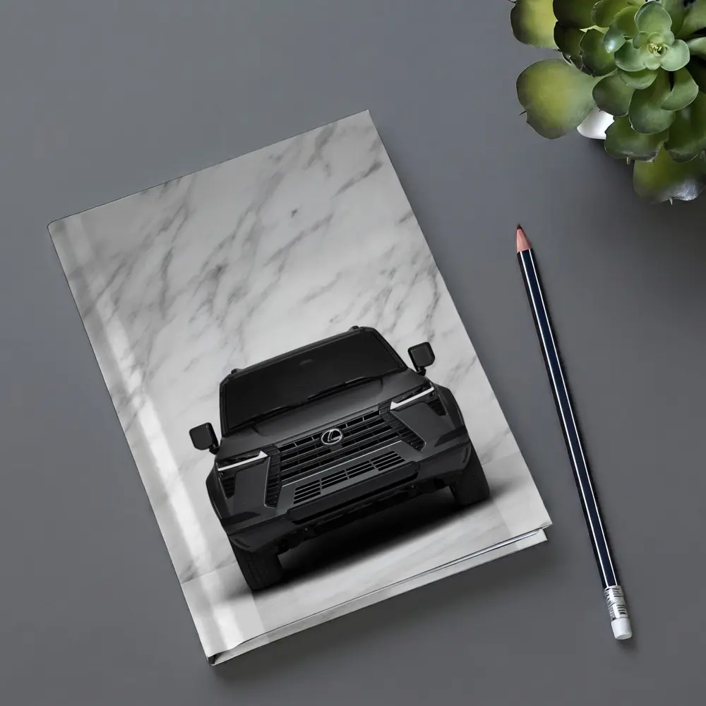 Lexus GX SUV Dark Gray Marble Background – Notebooks