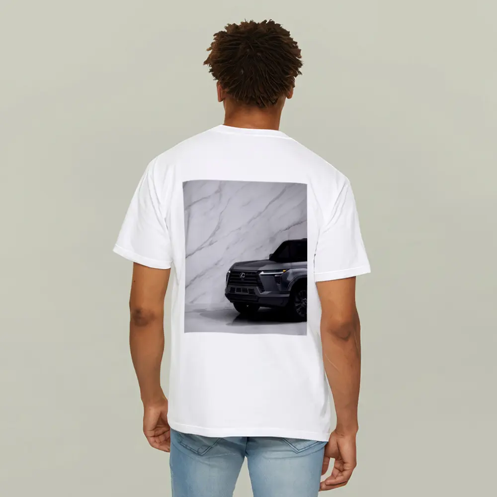 Lexus GX SUV Against White Marble Wall – T-Shirts