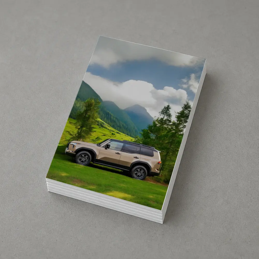 Lexus GX SUV Green Mountain Landscape – Postcards