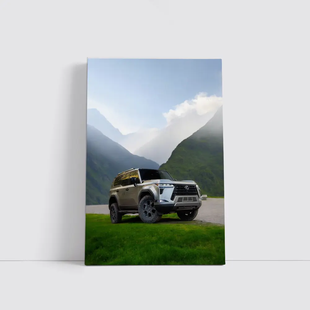 Lexus GX Mountain Valley Green Landscape – Wall Art