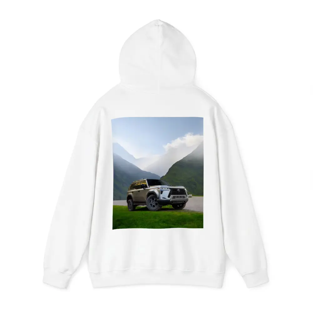 Lexus GX Mountain Valley Green Landscape – Hoodies