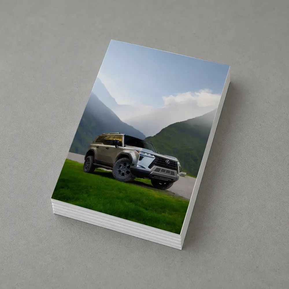 Lexus GX Mountain Valley Green Landscape – Postcards
