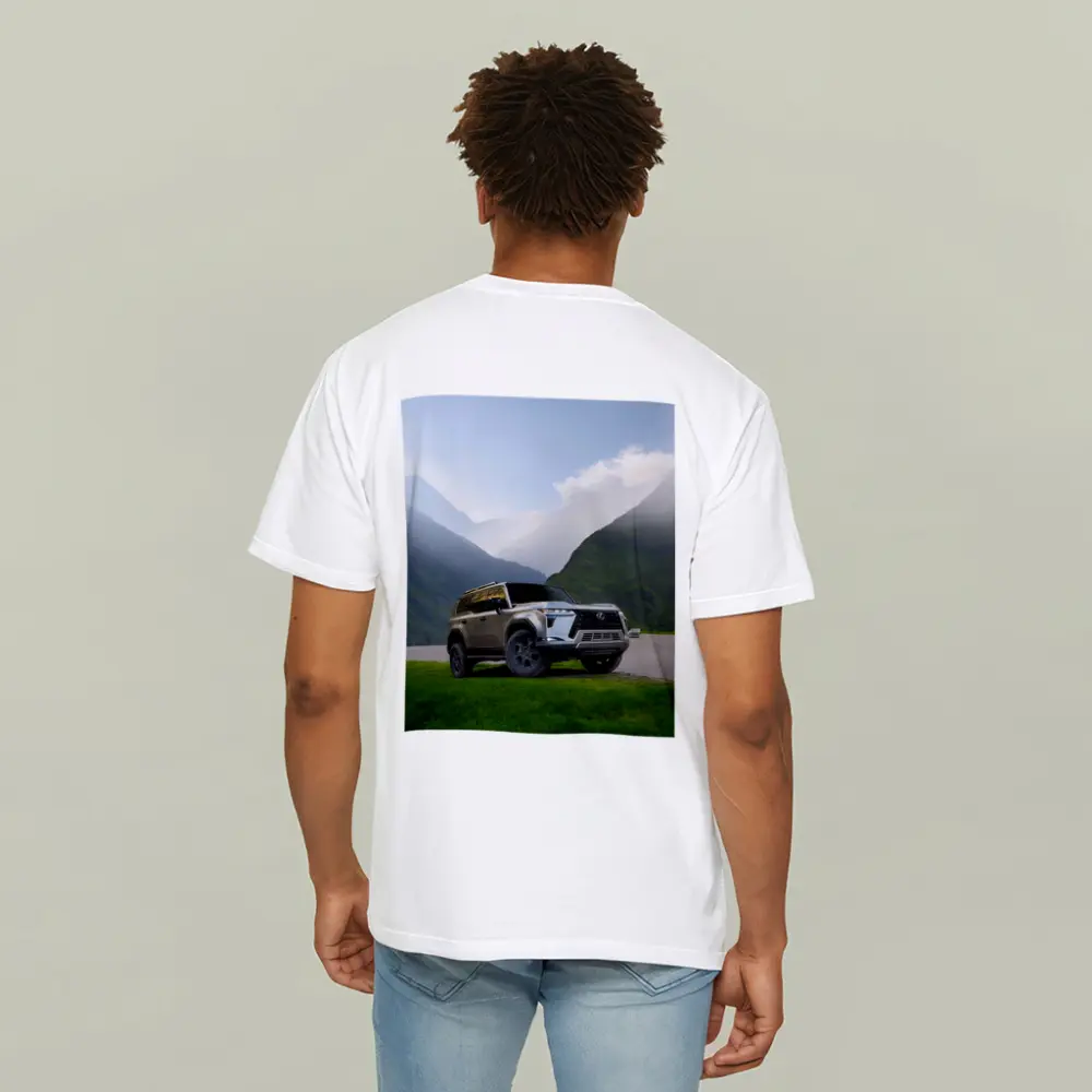 Lexus GX Mountain Valley Green Landscape – T-Shirts