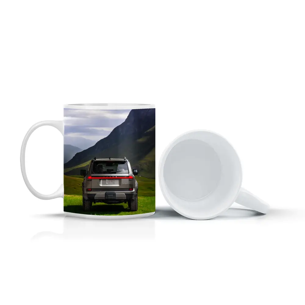 Lexus GX SUV Green Mountain Landscape – Mugs