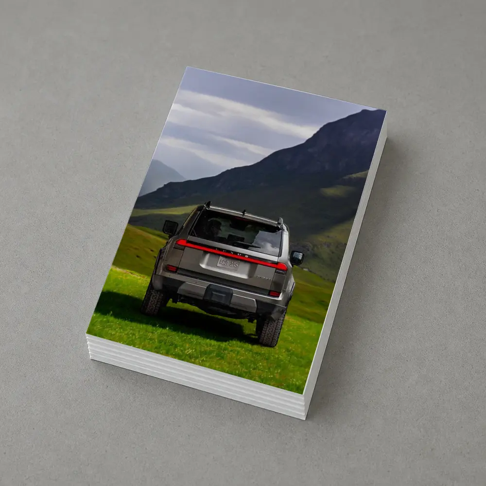 Lexus GX SUV Green Mountain Landscape – Postcards
